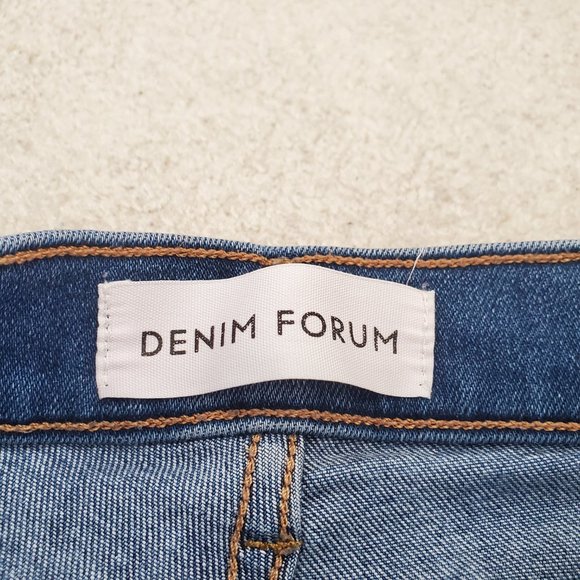 Denim Forum High Rise Jeans - Blue - Picture 10 of 16